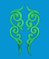 Páros csipke rátét. - VERDE